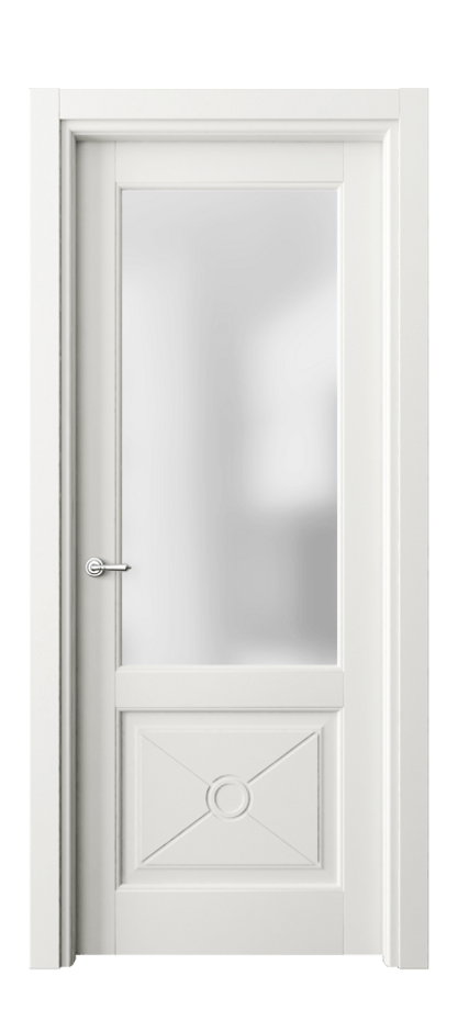 Межкомнатная дверь Тоскана Литера 6362 Матовый серый Сатинированное стекло Цена 787744 ₸ | Volhovec