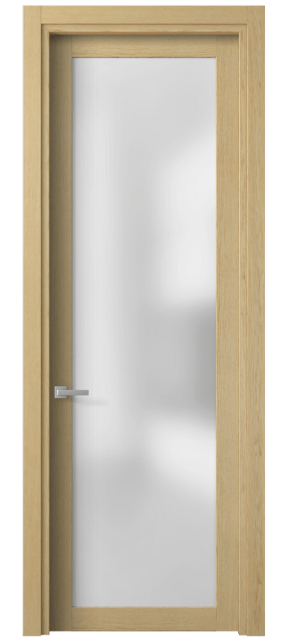 Межкомнатная дверь Планум 2102 Дуб натур Сатинированное стекло Цена 488368 ₸ | Volhovec