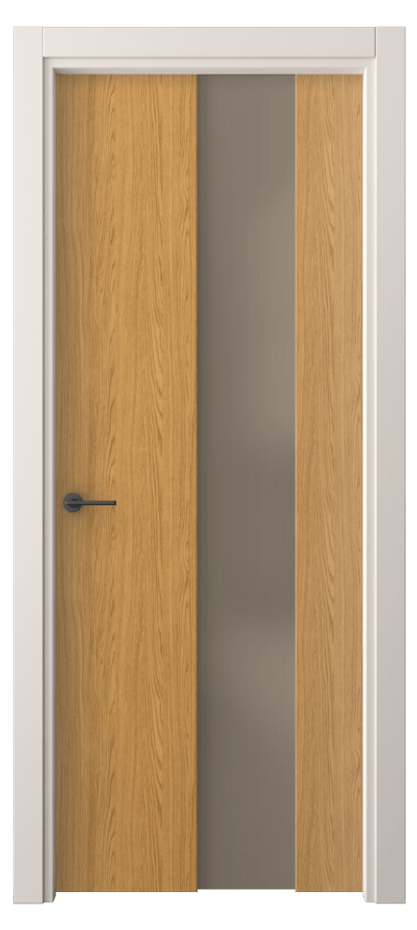 Межкомнатная дверь Freedom 4226 Ванильный дуб Сатинированное бронзовое стекло, триплекс Цена 254600 ₸ | Volhovec