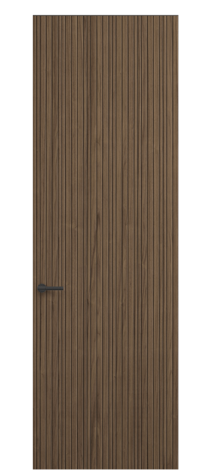 Дверь межкомнатная Select АКП 0021 Орех медный матовый рифт  Скрытый короб Черный Цена 648300 ₸ Наличники уже входят в базовый комплект. Фабрика дверей Волховец 8 (800) 551 43 19 Межкомнатная дверь Select АКП 0021 Орех медный матовый рифт  Цена 648300 ₸ | Volhovec