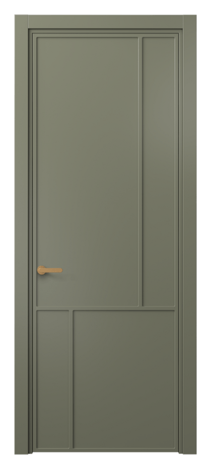 Межкомнатная дверь Фрэйм 8606 Матовый оливковый тёмный  Цена 341326 ₸ | Volhovec