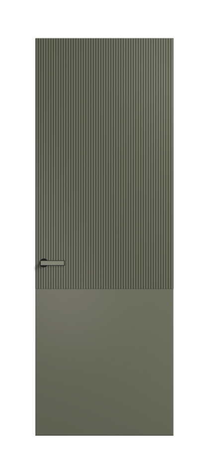 Межкомнатная дверь Вельвет АКП 8205 Матовый оливковый тёмный. Цена 448643  | Volhovec