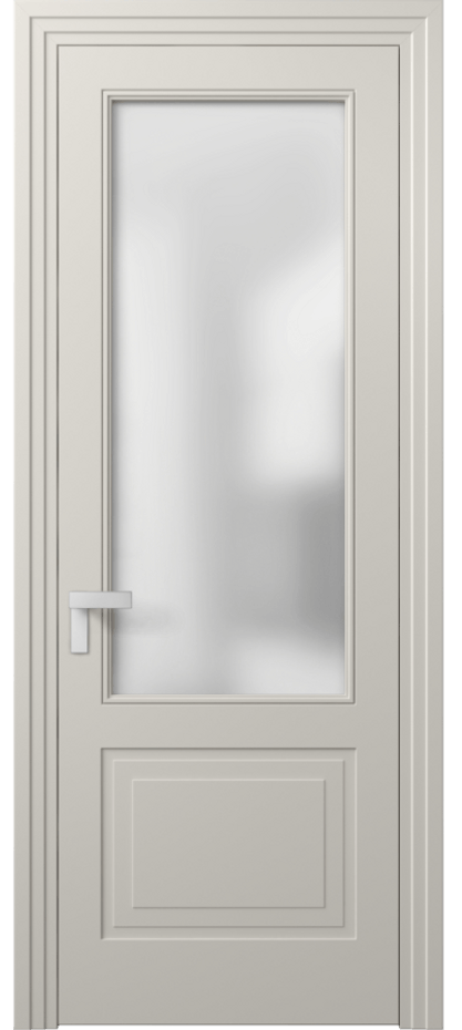 Дверь межкомнатная Rocca 8352 Матовый облачно-серый Сатинированное стекло Фигурный наличник МОС Цена 486090 ₸ Наличники уже входят в базовый комплект. Фабрика дверей Волховец 8 (800) 551 43 19 Межкомнатная дверь Rocca 8352 Матовый облачно-серый Сатинированное стекло Цена 486090 ₸ | Volhovec