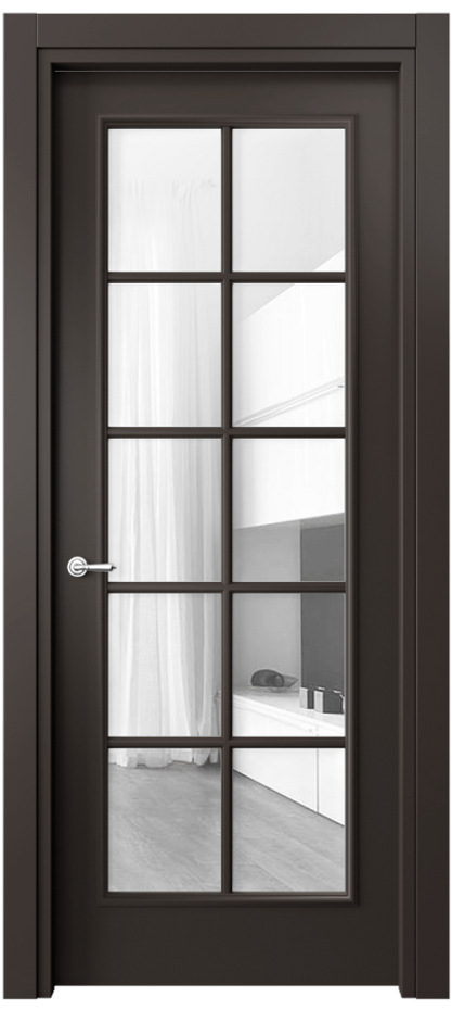 Дверь межкомнатная Paris 8102 Матовый антрацит Прозрачное стекло, 4 мм Гладкий наличник МАН Цена 451770 ₸ Наличники уже входят в базовый комплект. Фабрика дверей Волховец 8 (800) 551 43 19 Межкомнатная дверь Paris 8102 Матовый антрацит Прозрачное стекло, 4 мм Цена 451770 ₸| Volhovec