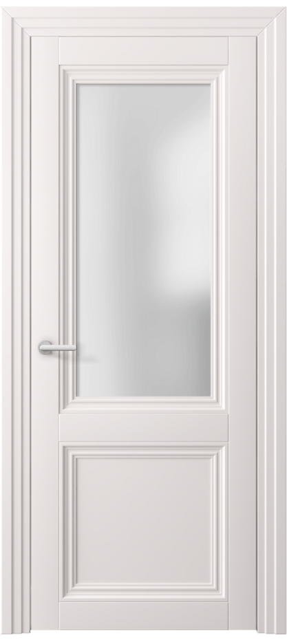 Дверь межкомнатная Centro 2524 ПЭТ кремово-серый Сатинированное стекло Каскадный наличник ПЭКС Цена 234620 ₸ Наличники уже входят в базовый комплект. Фабрика дверей Волховец 8 (800) 551 43 19 Межкомнатная дверь Centro 2524 ПЭТ кремово-серый Сатинированное стекло Цена 234620 ₸ | Volhovec