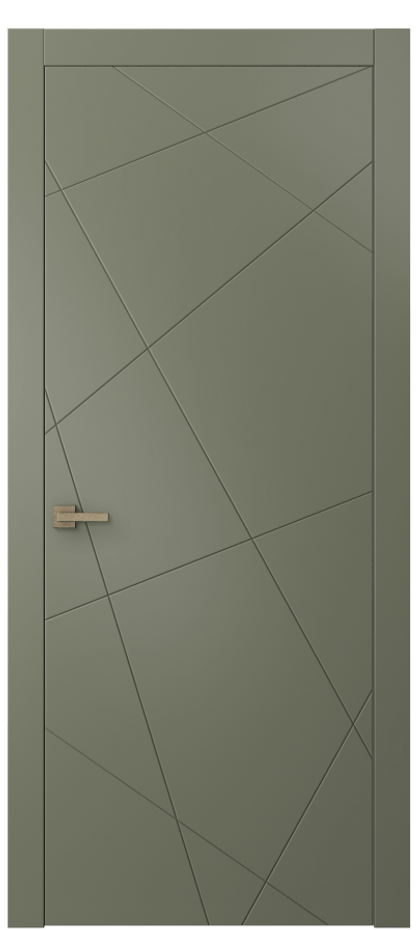 Межкомнатная дверь Линия 8048 Матовый оливковый тёмный  Цена 359470 ₸ | Volhovec