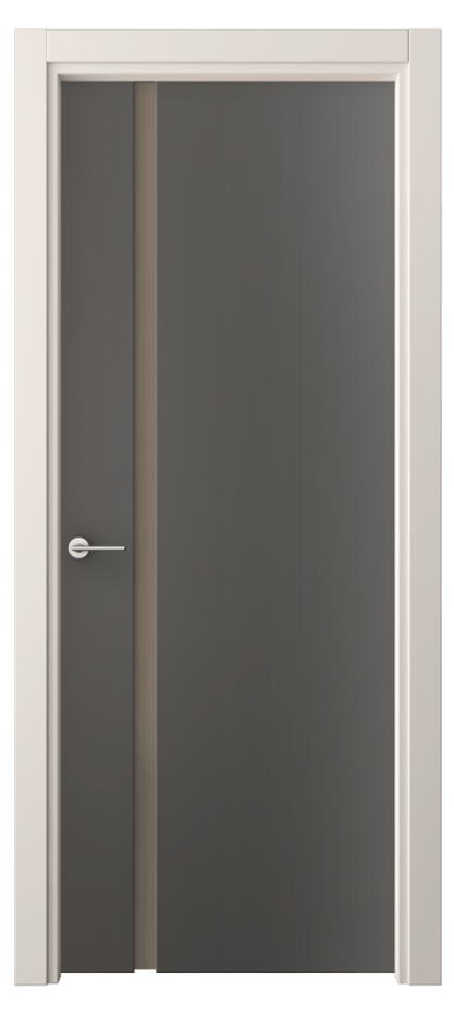 Межкомнатная дверь Freedom 4222 ПЭТ графитовый Сатинированное бронзовое стекло, триплекс Цена 192200 ₸ | Volhovec