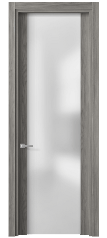 Межкомнатная дверь Planum 4114 Имбирный ясень Сатинированное стекло Цена 198680 ₸ | Volhovec