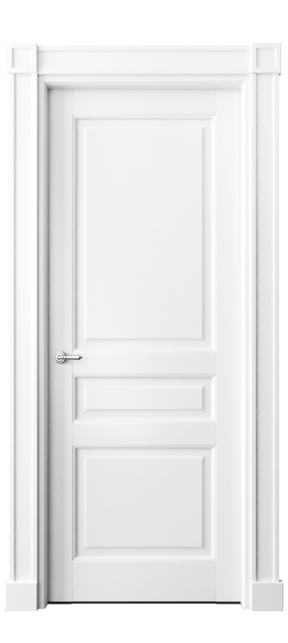 Межкомнатная дверь Тоскана Плано 6305 Матовый белоснежный  Цена 1052647 ₸ | Volhovec