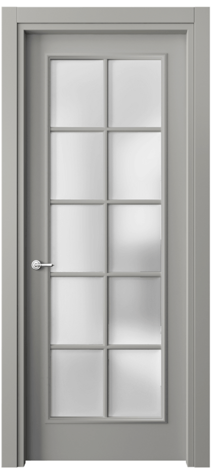 Дверь межкомнатная Paris 8102 Матовый нейтральный серый Сатинированное стекло Гладкий наличник МНСР Цена 451770 ₸ Наличники уже входят в базовый комплект. Фабрика дверей Волховец 8 (800) 551 43 19 Межкомнатная дверь Paris 8102 Матовый нейтральный серый Сатинированное стекло Цена 451770 ₸| Volhovec