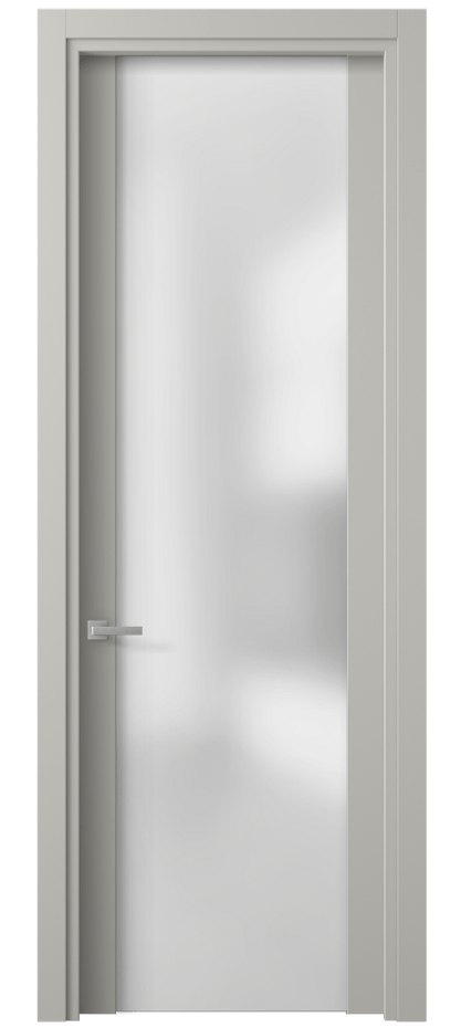 Дверь межкомнатная Planum 4114 Матовый тёплый серый Сатинированное стекло Гладкий наличник МТСР Цена 296020 ₸ Наличники уже входят в базовый комплект. Фабрика дверей Волховец 8 (800) 551 43 19 Межкомнатная дверь Planum 4114 Матовый тёплый серый Сатинированное стекло Цена 296020 ₸ | Volhovec