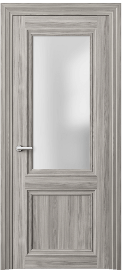 Межкомнатная дверь Центро 2524 Имбирный ясень Сатинированное стекло Цена 325261 ₸ | Volhovec