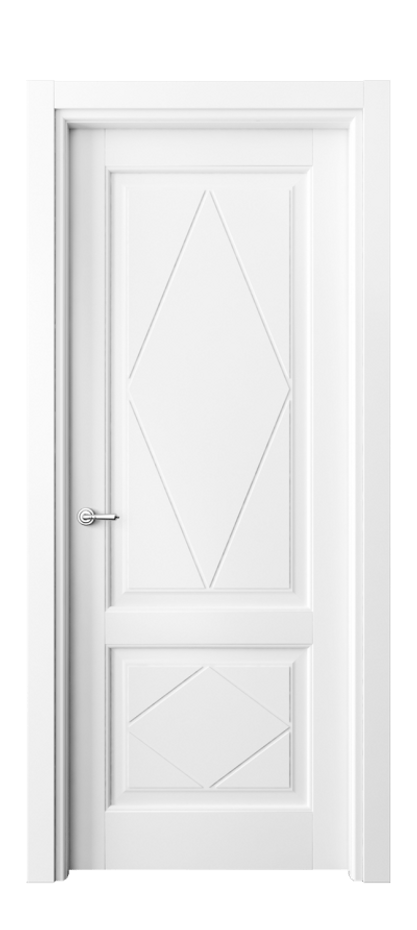 Межкомнатная дверь Тоскана Ромбо 6343 Матовый белоснежный  Цена 759016 ₸ | Volhovec