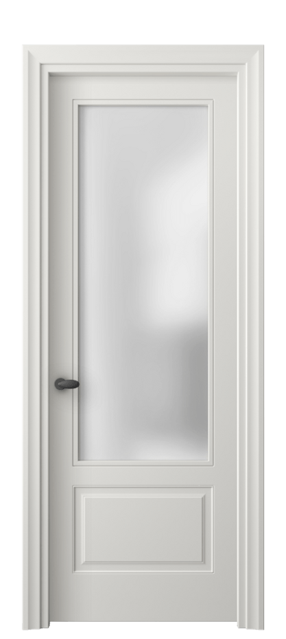 Межкомнатная дверь Эссе 8542 Матовый серый Сатинированное стекло Цена 431668 ₸ | Volhovec