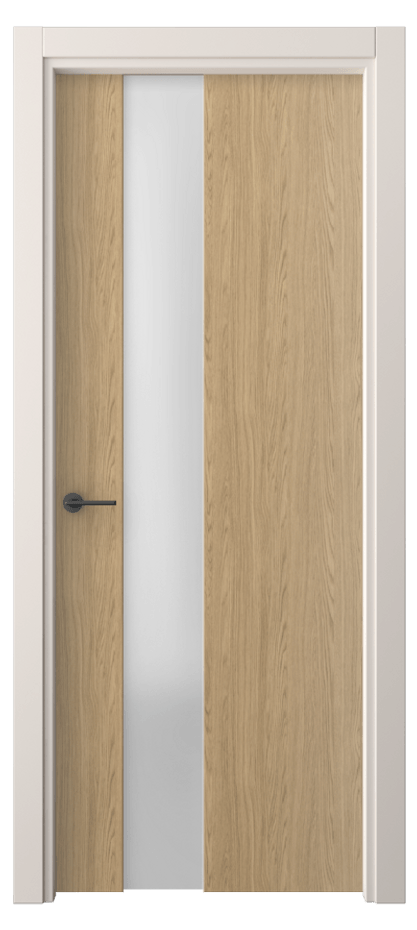 Межкомнатная дверь Freedom 4224 Жемчужный дуб Сатинированное стекло Цена 254600 ₸ | Volhovec