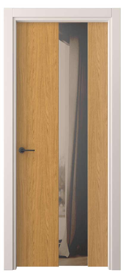 Межкомнатная дверь Freedom 4226 Ванильный дуб Двустороннее бронзовое зеркало, триплекс Цена 267100 ₸ | Volhovec