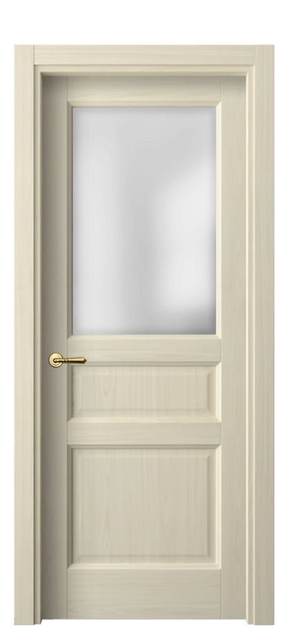 Межкомнатная дверь Галант 1432 Молочный ясень Сатинированное стекло Цена 229627 ₸ | Volhovec