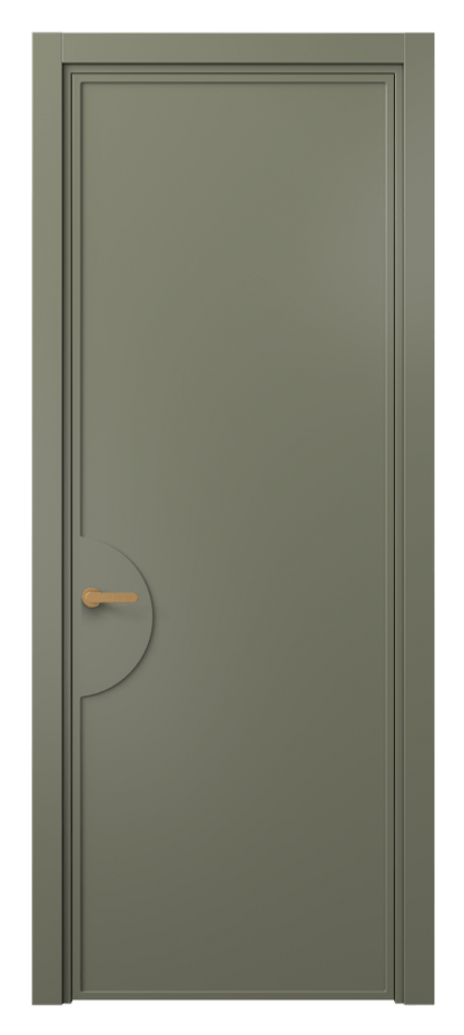 Межкомнатная дверь Фрэйм 8604 Матовый оливковый тёмный  Цена 341326 ₸ | Volhovec