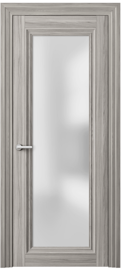 Межкомнатная дверь Центро 2502 Имбирный ясень Сатинированное стекло Цена 325261 ₸ | Volhovec