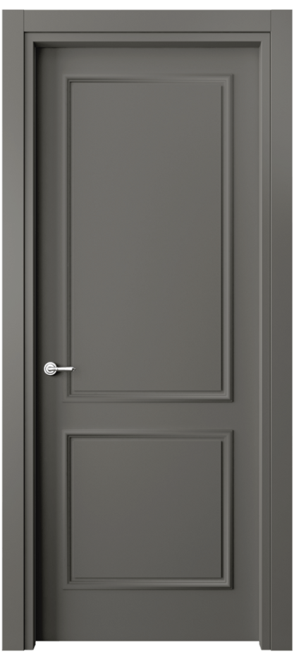 Межкомнатная дверь Париж 8121 Матовый классический серый  Цена 396325 ₸| Volhovec