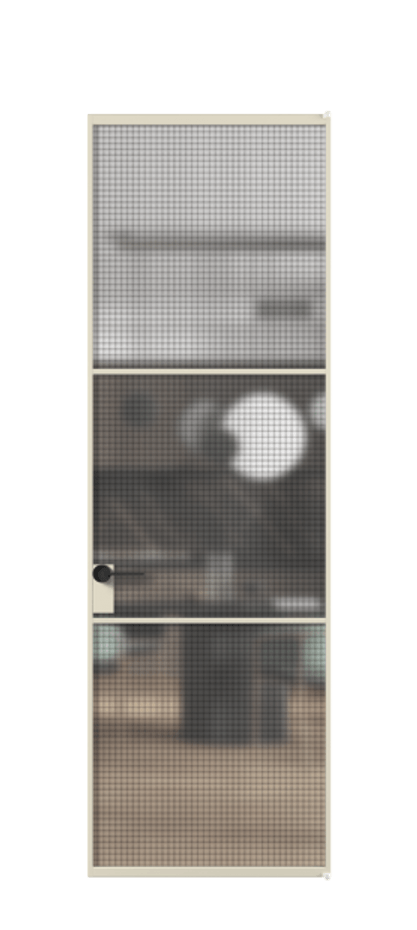 Алюминиевая дверь АЛПЛ040.03 Алюминий бежево-серый Декоративное стекло с сеткой "Mesh silver", триплекс. Без короба АБСР Цена 813510 Стоимость комплекта двери включает:
1. Полотно (600/650/700/750/800/850/900/950*2000-2400 мм).
2. Короб
3. Комплект фурнитуры (2 торцевые петли и магнитный замок с ответной планкой). Фабрика дверей Волховец 8 (800) 551 43 19 Алюминиевая дверь АЛПЛ040.03 Алюминий бежево-серый Декоративное стекло с сеткой "Mesh silver", триплекс Цена 813510 | Volhovec