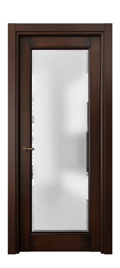 Дверь межкомнатная Toscana Rombo 6300 Бук тёмный с патиной Сатинированное стекло с фацетом, 6 мм Гладкий наличник БТП Цена 660810 ₸ Наличники уже входят в базовый комплект. Фабрика дверей Волховец 8 (800) 551 43 19 Межкомнатная дверь Toscana Rombo 6300 Бук тёмный с патиной Сатинированное стекло с фацетом, 6 мм Цена 660810 ₸ | Volhovec