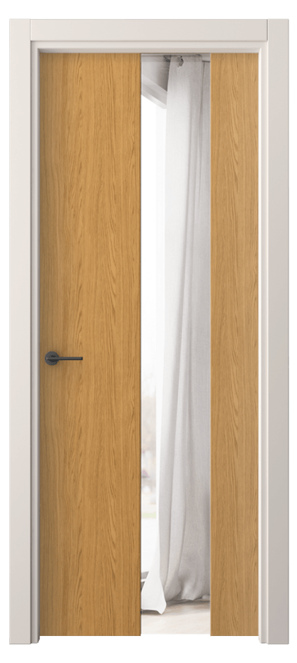 Межкомнатная дверь Freedom 4226 Ванильный дуб Двустороннее зеркало, триплекс Цена 267100 ₸ | Volhovec