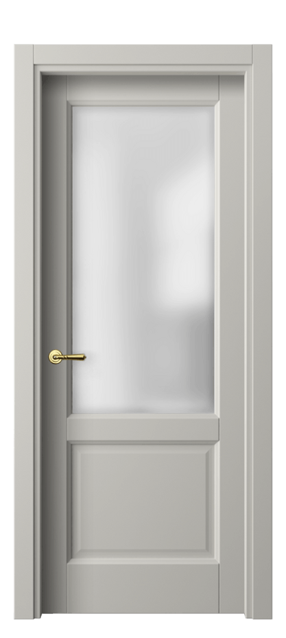 Межкомнатная дверь Galant 1422 Матовый тёплый серый Сатинированное стекло Цена 261570 ₸ | Volhovec
