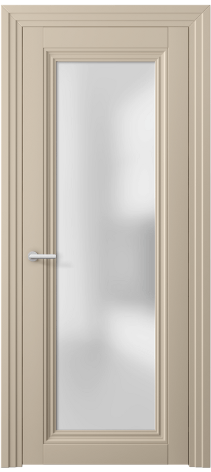 Дверь межкомнатная Centro 2502 ПЭТ светло-бежевый Сатинированное стекло Каскадный наличник ПЭСБ  Цена 275800 ₸ Наличники уже входят в базовый комплект. Фабрика дверей Волховец 8 (800) 551 43 19 Межкомнатная дверь Centro 2502 ПЭТ светло-бежевый Сатинированное стекло Цена 275800 ₸ | Volhovec