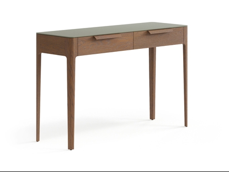 Мебель Консоль Piega 2 ящика. Цвет Дуб каштановый матовый. Материал Массив дуба матовый. Коллекция Консоль Piega 2 ящика. Фото. Мебель Консоль Piega 2 ящика. Цвет Дуб каштановый матовый. Материал Массив дуба матовый. Коллекция Консоль Piega 2 ящика. Картинка.