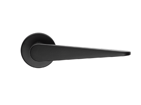 Ручки для межкомнатных дверей Ручка дверная Ики. Цвет Чёрный. Коллекция Ики. Фото. Ручки для дверей Ручка дверная Ики. Цвет Чёрный. Коллекция Ики. Картинка.