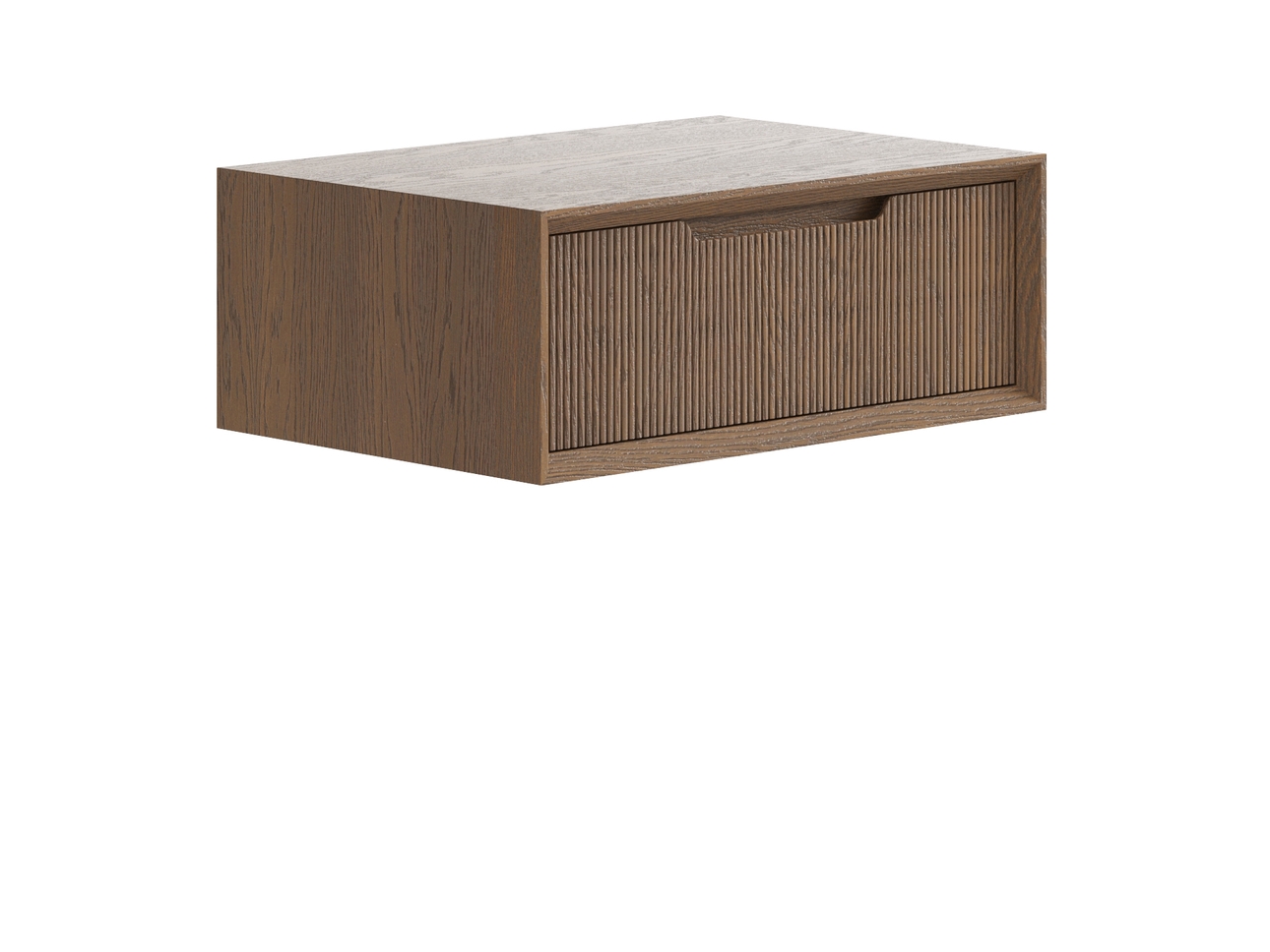 Тумба подвесная прикроватная Velvet 1 ящик дуб туманный матовый