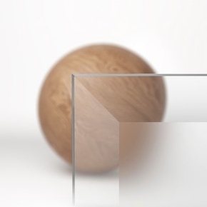 Сатинированное стекло с фацетом, 6 мм