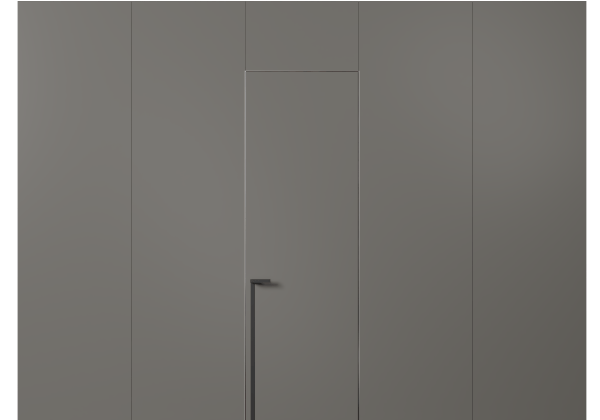 Панели для отделки стен Стеновая панель в эмали Матовый классический серый. Цвет Матовый классический серый. Материал Гладкая эмаль. Коллекция Эмаль. Картинка.