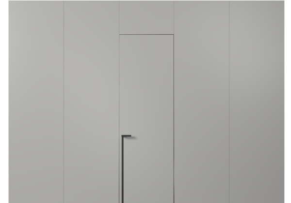 Панели для отделки стен Стеновая панель в эмали Матовый нейтральный серый. Цвет Матовый нейтральный серый. Материал Гладкая эмаль. Коллекция Эмаль. Картинка.