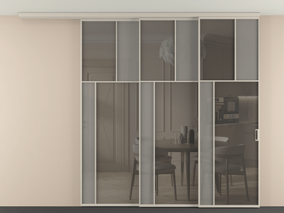 Алюминевая перегородка vdt3_4_АСБЖ_Серый сатин триплекс+Серый триплекс_new. Цвет Алюминий светло-бежевый. Материал Алюминий в эмали. Коллекция Перегородка Mosaic вдоль стены телескопик синхро 3. Фото. Алюминевая перегородка vdt3_4_АСБЖ_Серый сатин триплекс+Серый триплекс_new. Цвет Алюминий светло-бежевый. Материал Алюминий в эмали. Коллекция Перегородка Mosaic вдоль стены телескопик синхро 3. Картинка.