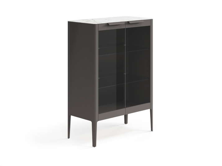 Мебель Витрина Piega. Цвет Матовый антрацит. Материал Гладкая эмаль. Коллекция Витрина Piega. Фото. Мебель Витрина Piega. Цвет Матовый антрацит. Материал Гладкая эмаль. Коллекция Витрина Piega. Картинка.