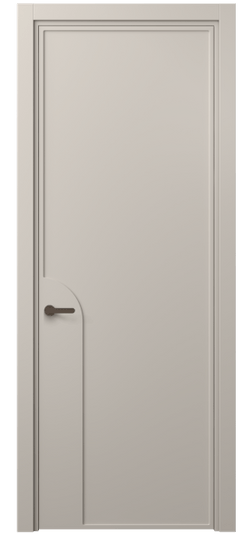 Дверь межкомнатная Межкомнатная дверь Frame 8605 Гладкая эмаль (фрейм, фрам, фраме, акфьу). Цвет Матовый светло-бежевый. Материал Гладкая эмаль. Коллекция Frame. Картинка.