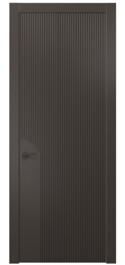 Дверь межкомнатная Межкомнатная дверь Dune АКП 8625 Гладкая эмаль (дине, динэ, дуне, дунэ, дюна, дюне, дюнэ, дюн, вгту). Цвет Матовый антрацит. Материал Гладкая эмаль. Коллекция Dune. Картинка.