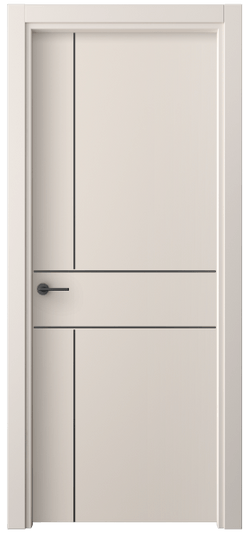 Дверь межкомнатная 4209 ПЭПБ. Цвет ПЭТ пудровый бежевый. Материал ПЭТ. Коллекция Freedom. Картинка.
