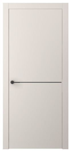 Дверь межкомнатная АКП 4207 ПЭТБ. Цвет ПЭТ тёплый-белый. Материал ПЭТ. Коллекция Freedom. Картинка.
