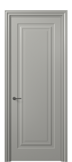 Дверь межкомнатная 8401 МНСР. Цвет Матовый нейтральный серый. Материал Гладкая эмаль. Коллекция Маскот. Картинка.