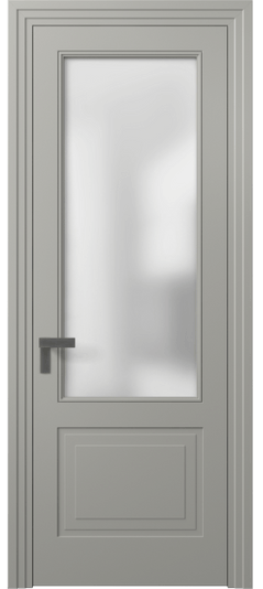 Межкомнатная дверь 8352 МНСР Сатин. Цвет Матовый нейтральный серый. Материал Гладкая эмаль. Коллекция Rocca. Фото. Дверь межкомнатная 8352 МНСР Сатин. Цвет Матовый нейтральный серый. Материал Гладкая эмаль. Коллекция Rocca. Картинка.
