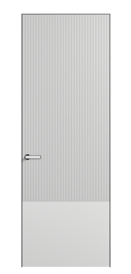 Дверь межкомнатная Межкомнатная дверь Velvet 8203 Гладкая эмаль (велвет, вельвет, рифленые двери, двери с рифлением, двери с фрезеровкой, фрезерованные двери, вэлвэт, вэлвет, dtkmdtn, dtkdtn). Цвет Матовый белоснежный. Материал Гладкая эмаль. Коллекция Velvet. Картинка.