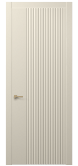 Дверь межкомнатная 8643 МБСР. Цвет Матовый бежево-серый. Материал Гладкая эмаль. Коллекция Альба. Картинка.