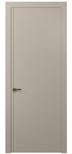 Дверь межкомнатная АКП 8644 МБСК. Цвет Матовый бисквитный. Материал Гладкая эмаль. Коллекция Альба. Картинка.