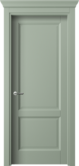 Дверь межкомнатная 1421 ПЭСО. Цвет ПЭТ светло-оливковый. Материал ПЭТ. Коллекция Galant. Картинка.