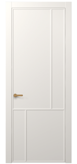 Дверь межкомнатная Межкомнатная дверь Frame АКП 8606 Гладкая эмаль (фрейм, фрам, фраме, акфьу). Цвет Матовый пудровый белый. Материал Гладкая эмаль. Коллекция Frame. Картинка.