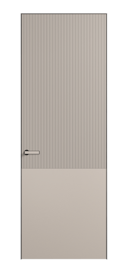 Дверь межкомнатная Межкомнатная дверь Velvet АКП 8205 Гладкая эмаль (велвет, вельвет, рифленые двери, двери с рифлением, двери с фрезеровкой, фрезерованные двери, вэлвэт, вэлвет, dtkmdtn, dtkdtn). Цвет Матовый светло-бежевый. Материал Гладкая эмаль. Коллекция Velvet. Картинка.