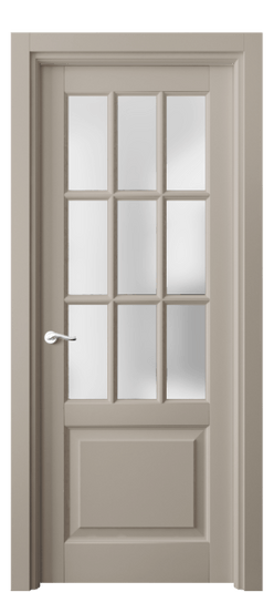 Дверь межкомнатная 0748 МБСК САТ. Цвет Матовый бисквитный. Материал Гладкая эмаль. Коллекция Лигнум. Картинка.